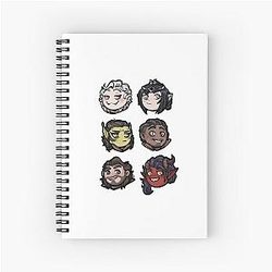 Baldur's Gate Spiral Notebook
