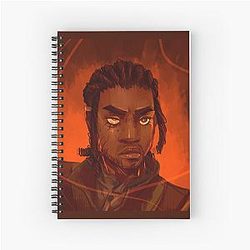 Wyll Ravengard Portrait Spiral Notebook