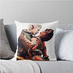 Astarion and Wyll Dance of Passion Throw Pillow