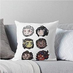 Baldur's Gate Wyll Throw Pillow