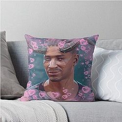 Wyll Heart Throw Pillow