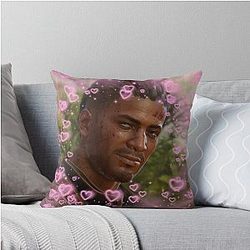 Willy Heart Throw Pillow