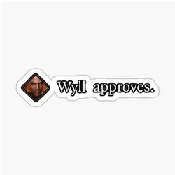 Wyll Approves Sticker