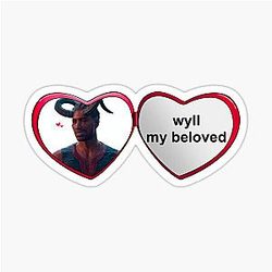 Will My Beloved Baldur's Gate 3 Meme Sticker