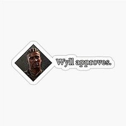 Wyll Approves Sticker