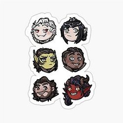 Baldur's Gate Sticker