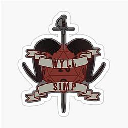 Wyll Simp Sticker