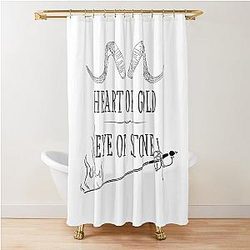 Wyll Ravengard Heart of Gold Eye of Stone Shower Curtain
