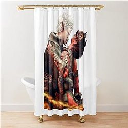Astarion and Wyll Dance of Blades and Passion Shower Curtain