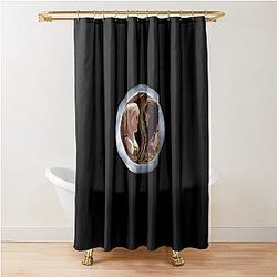 Xena and Gabrielle Chakram Shower Curtain