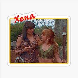 Xena Pop Art Sticker