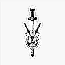 Xena & Gabrielle, Sword, Sai & Chakram Sticker