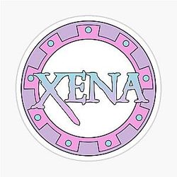 Xena Pastel Chakram Sticker