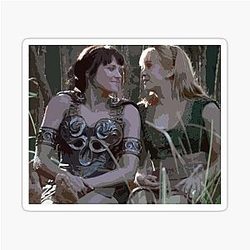 Xena pop art sticker