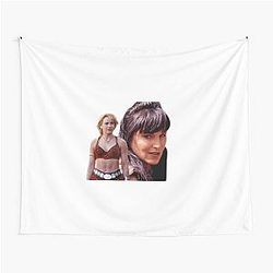 Xena Gabrielle and Argo Warrior Princess Tapestry