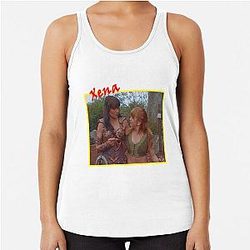 Xena Pop Art Racerback Tank Top
