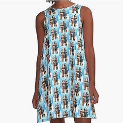 Xena and Gabrielle A Line Dress