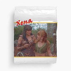 Xena Pop Art Duvet Cover