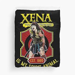Xena Warrior is my spirit animal duvet cover