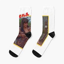 Xena pop art sock