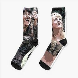Xena and Gabrielle art Socks