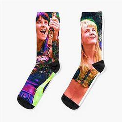 Xena and Gabrielle Art Socks