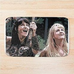 Xena and Gabrielle Art Bath Mat