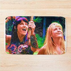 Xena and Gabrielle Art Bath Mat