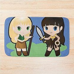 Geek Babies Xena Gabrielle Bath Mat