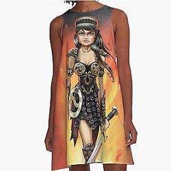 Xena Warrior Princess A-Line Dress