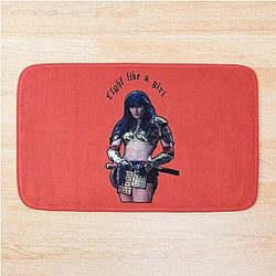Xena aesthetic art Bathmat