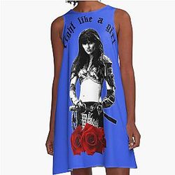 Xena Art A-Line Dress