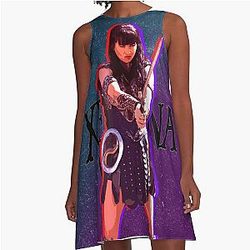 Xena Aesthetic A-Line Dress