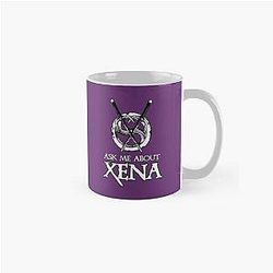 Ask Me About Xena Classic Mug