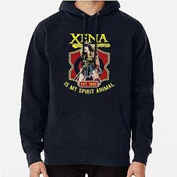Xena Warrior Spirit Animal Pullover Hoodie