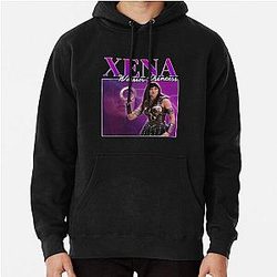 Xena Chakram Retro Pullover Hoodie