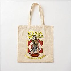 Xena Warrior Spirit Animal Cotton Tote Bag