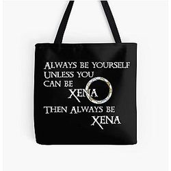 Be Xena All Over Print Tote Bag