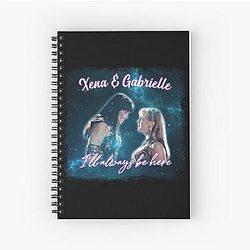 Xena & Gabrielle Vintage Look Spiral Notebook