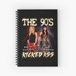 Xena & Buffy 90s Notebook