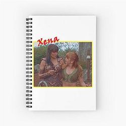 Xena Pop Art Spiral Notebook
