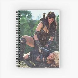 Xena and Gabrielle Vintage Art Notebook