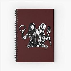 Xena Warrior Princess Buffy The Vampire Slayer Spiral Notebook