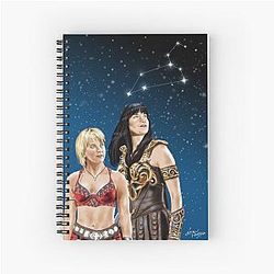 Xena and Gabrielle Spiral Notebook