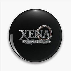 Battered logo pin