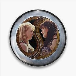 Xena and Gabrielle Chakram Pin