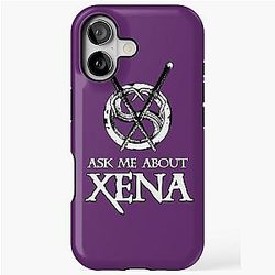 Ask Me About Xena iPhone Tough Case