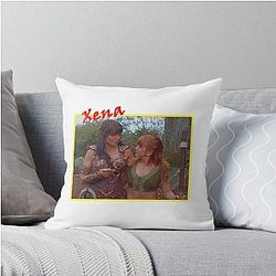 Xena Pop Art Throw Pillow