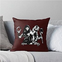 Xena Warrior Princess Buffy The Vampire Slayer Throw Pillow