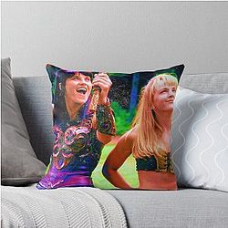 Xena and Gabrielle Art Throw Pillow
